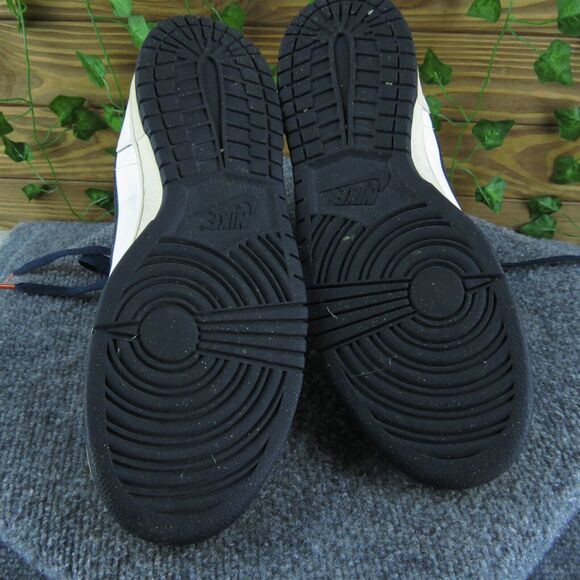 Nike Men's Big Woven LE High White Dark Obsidian Sneaker White Synthetic Sz10.5M - Picture 6 of 6